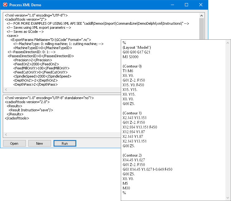 The CAD DLL 14 demo project